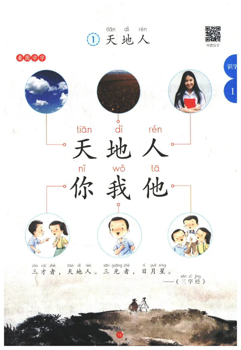 一年级上J1_一年级语文上册（统编版）_老课标资料_教学视频_第一套_010-绘本课堂PDF可下载打印