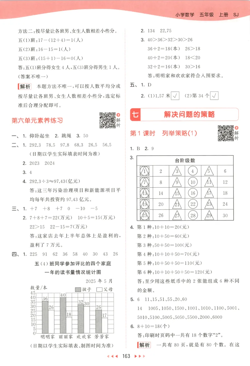 五年级数学上册苏教版25秋《53天天练》答案_25秋小学语数英习题试卷_数学_苏教版_1-6年级数学上册苏教版25秋《53天天练》_五年级数学上册苏教版25秋《53天天练》