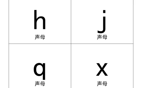 小学一年级上册语文资料-汉语拼音卡片打印版(A4纸拼音卡片)_一年级上下册资料_小学一年级学习资料-25年更新版_1-01、小学一年级语文上册_01、知识汇总