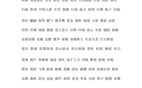 人教小学语文4下背诵与积累知识点梳理_小学语文一至六年级上下册电子版PDF单元知识点考试重点难点解析_知识点归纳总结人教小学语文4下