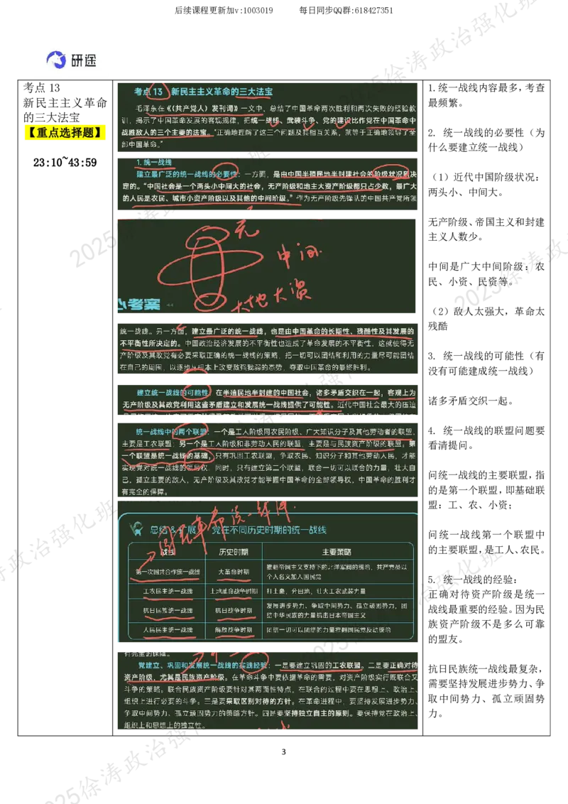 03.毛中特-03新民主主义革命理论（下）-复盘笔记_2026考公资料_（49）政治理论合集_政治理论合集_2025考研政治_01.徐涛曲艺_03.强化阶段_04.毛中特_00.复盘笔记