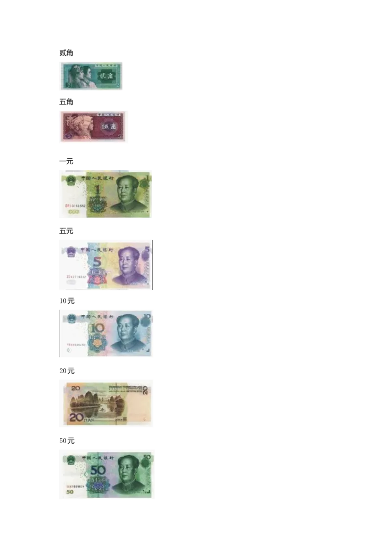 人教版一年级数学知识点归纳_一年级上下册资料_小学一年级学习资料-25年更新版_1-04、小学一年级数学下册_1-4-1、复习、知识点、归纳汇总_人教版