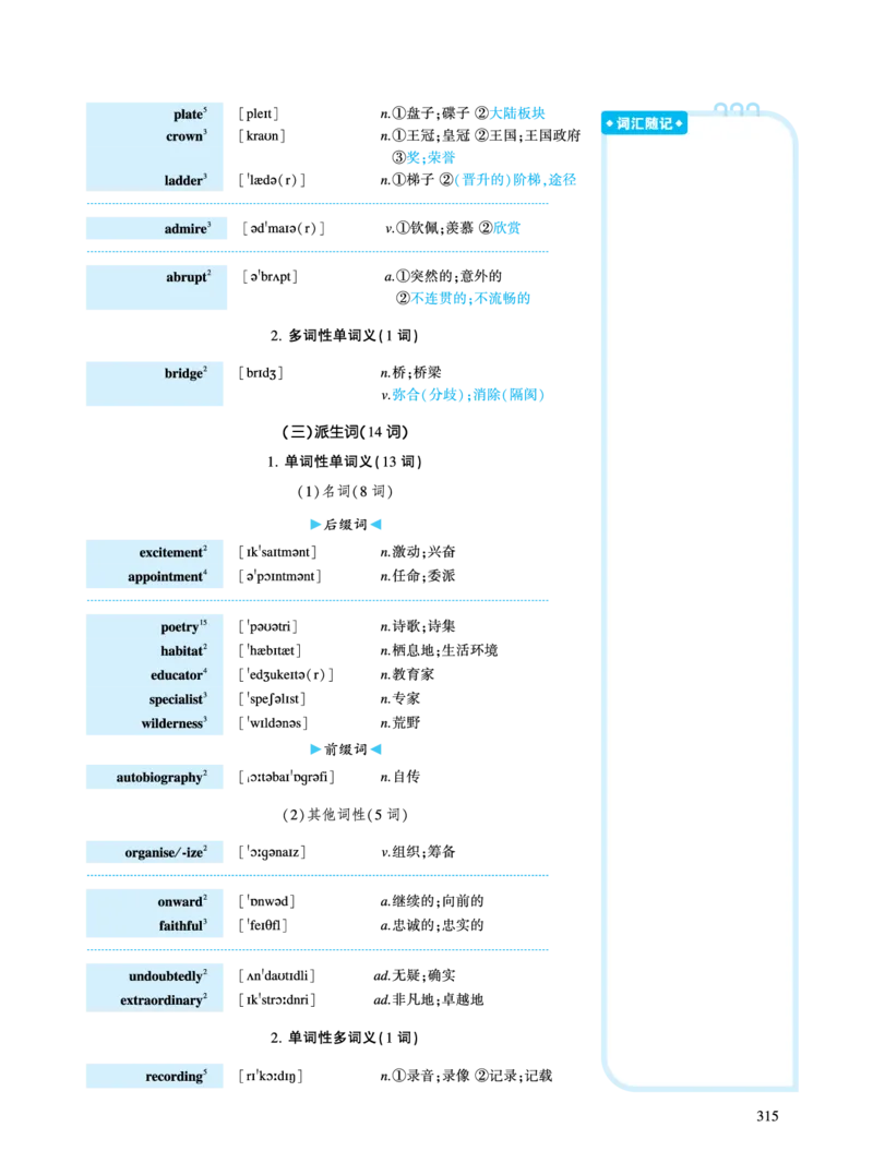 第五部分文化教育（第一板块必考词）_考研英语真题_考研英语（一）历年真题_单词资料_英语一黄皮书词汇电子版（语境例句版）