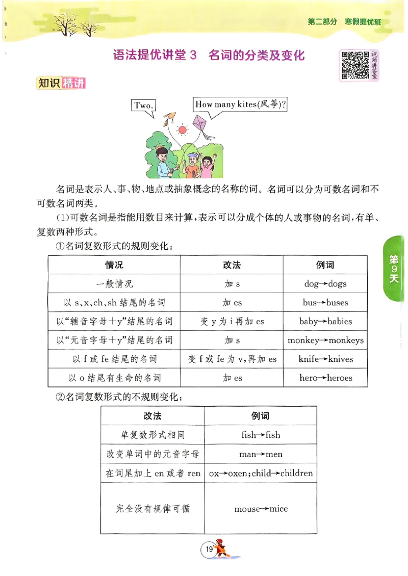 实验班寒假衔接三年级英语(1)_三年级上下册资料_53黄冈多个品牌系列资料_英语