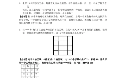 数学六年级第21讲构造论证二（教师版+学生版，含详细解析）全国通用_小学数学思维训练电子版举一反三奥数逻辑拓展专项图解强化_六年级