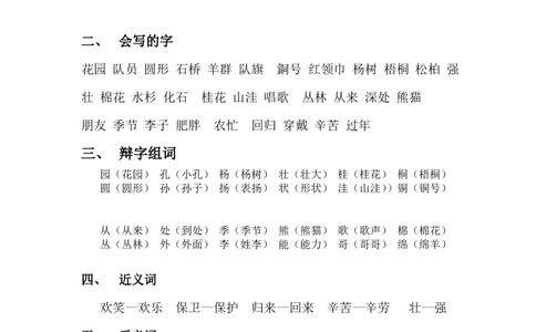 最新二年级上册语文知识点归纳(1)_二年级上下册资料_小学二年级学习资料-25年更新版_2-01、小学二年级语文上册_2-1-1、复习、知识点、归纳汇总