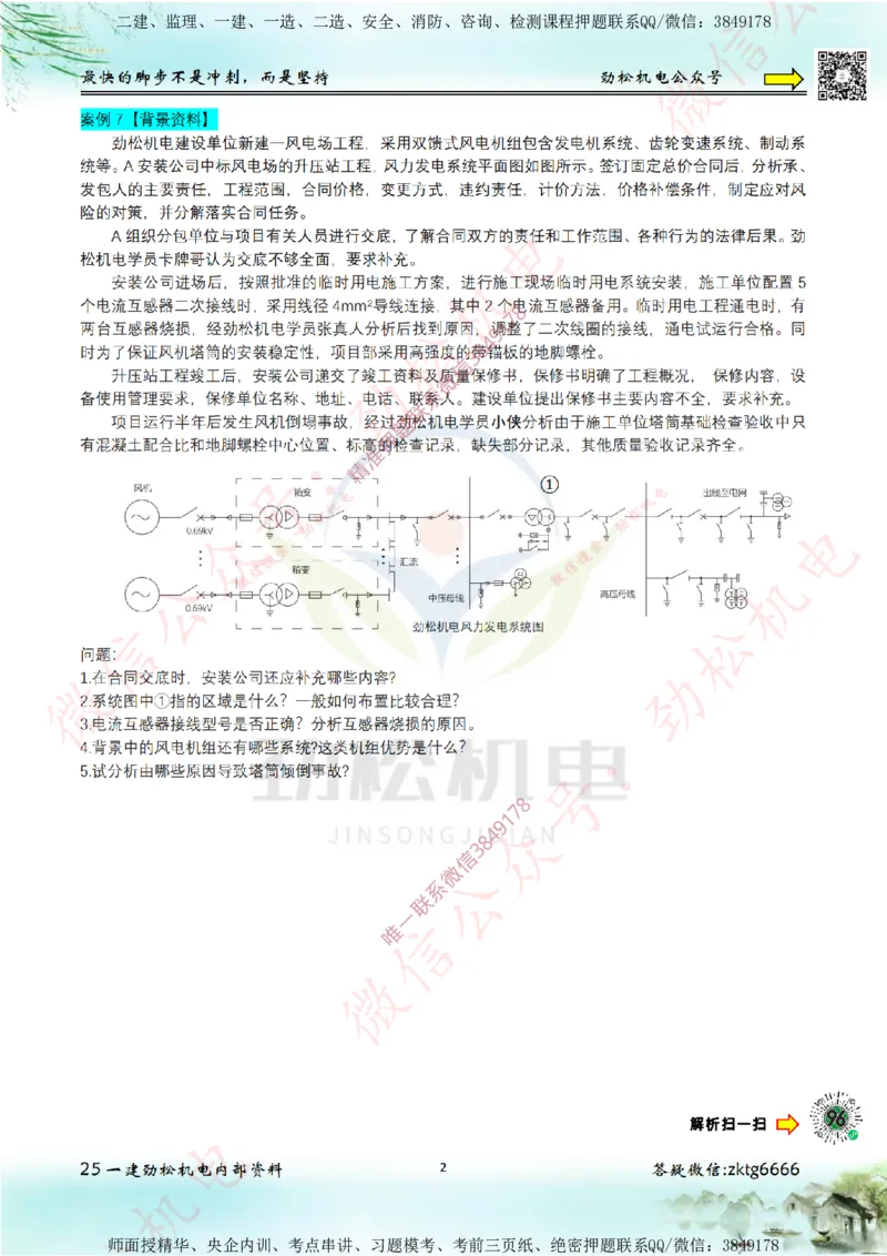25年案例专题6-10空白_2026年一级建造师_2026年一建机电_2025年一建机电SVIP_02-基础精讲✿高端面授✿深度强化_30-机电《全系VIP班》劲松SMR_07.案例专题