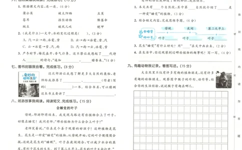 二年级语文上册人教版25秋《53天天练》测评卷_25秋小学语数英习题试卷_语文_1-6年级语文上册人教版25秋《53天天练》_二年级语文上册人教版25秋《53天天练》