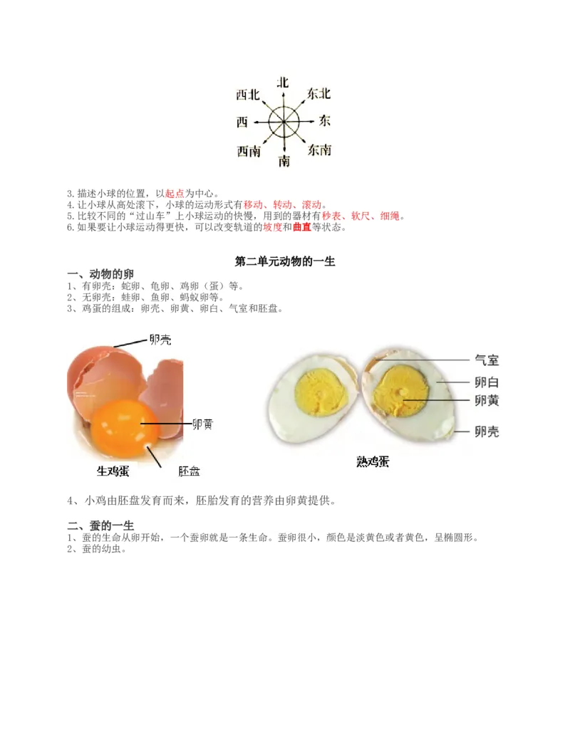 新教科版科学三下知识点精编图文版_三年级上下册资料_小学三年级学习资料-25年更新版_3-10、小学三年级科学下册_教科版_知识点