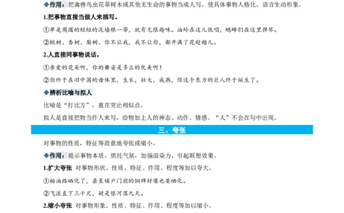 专题07修辞手法-原卷版-2024年三年级语文暑假专项（统编版）_三年级上下册资料_小学三年级学习资料-25年更新版_3-12、寒暑假大礼包_暑假_2024年三年级语文暑假专项