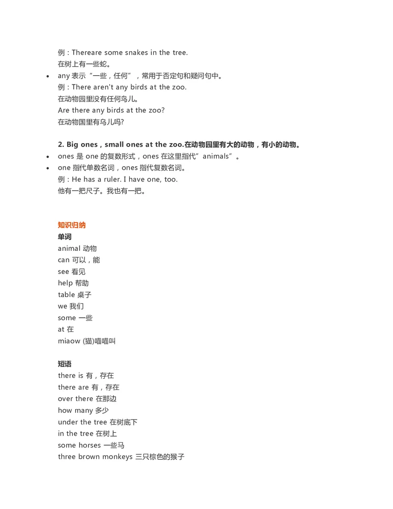 一年级下册英语外研一起点知识要点汇总_一年级上下册资料_小学一年级学习资料-25年更新版_1-06、小学一年级英语下册_1-6-1、知识点、测试卷、电子书_外研版一起点_知识点
