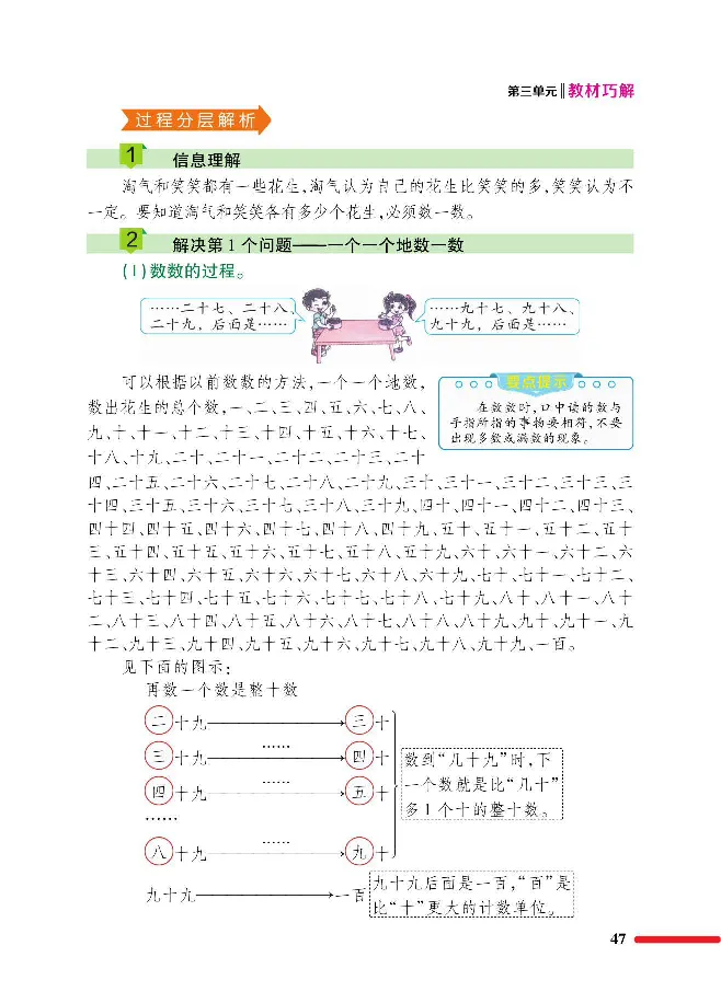 数学-北师大版1年级下册教材巧解_一年级上下册资料_小学一年级学习资料-25年更新版_1-04、小学一年级数学下册_1-4-3、课件、讲义、教案、教材讲解