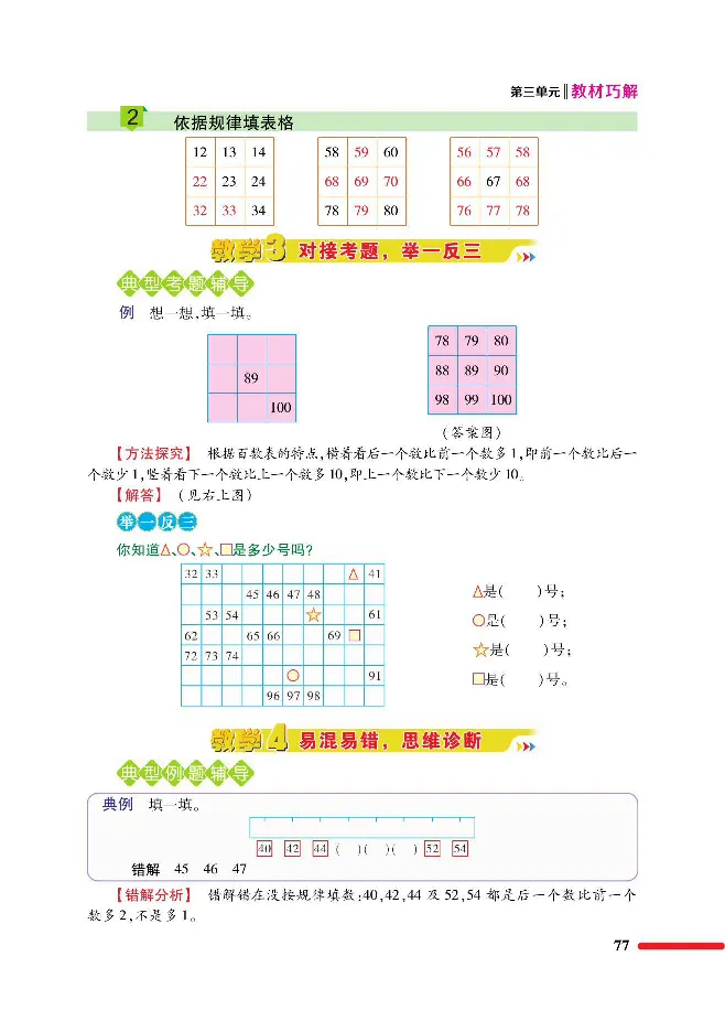 数学-北师大版1年级下册教材巧解_一年级上下册资料_小学一年级学习资料-25年更新版_1-04、小学一年级数学下册_1-4-3、课件、讲义、教案、教材讲解