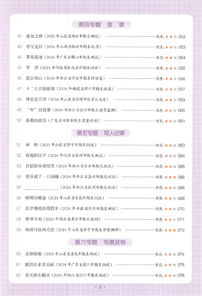 小语阅读训练二年级_26版一本小学语文阅读真题80篇1-6级_26版一本小学语文阅读真题80篇-2年级