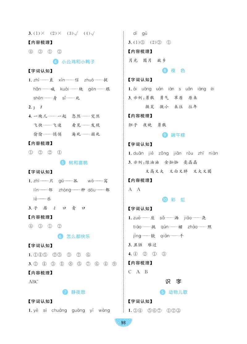 《黄冈名师天天练》1书1册1卷-语文1年级下册（RJ）_一年级上下册资料_小学一年级学习资料-25年更新版_1-02、小学一年级语文下册_3-6-2-2、练习题、作业、专项、试卷_部编（人教）版