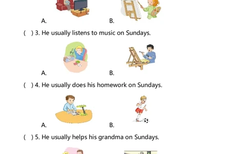 外研版一起点英语二年级下册M6单元测试卷及答案_二年级上下册资料_二年级语数英上下册学习资料_3-7-6、小学二年级英语下册_外研版一起点_3、单元测试卷
