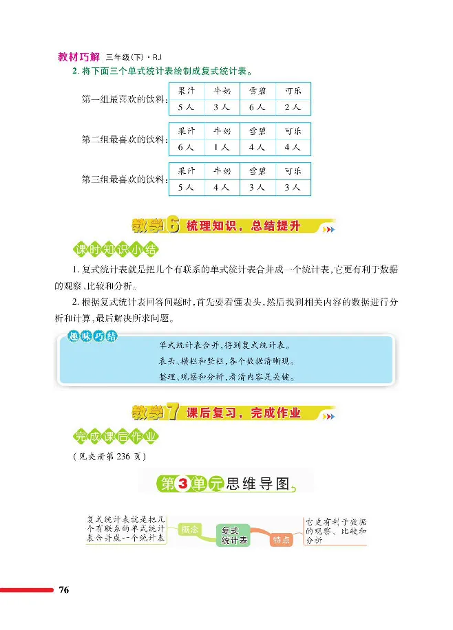 数学-人教版三年及下册教材巧解_三年级上下册资料_小学三年级学习资料-25年更新版_3-04、小学三年级数学下册_3-4-4、电子教材、课本、预习_人教版