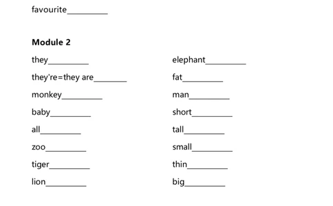 外研三起三下单词默写表_三年级上下册资料_三年级上语数英上下册学习资料_3-8-6、小学三年级英语下册_外研版三起点_6、专项练习