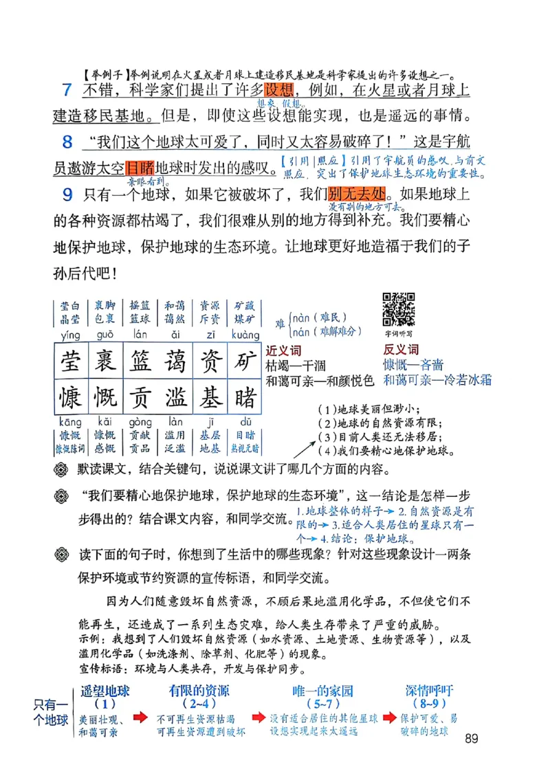 六上语文《课堂笔记》136页_2025秋《课堂笔记预习课》语文1-6