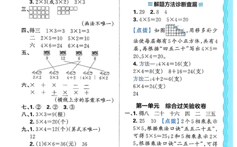 二上数学苏教答案解析时习卷_25秋小学语数英习题试卷_数学_苏教版_数学《王朝霞考点梳理时习卷》苏教25秋(1)_考点梳理时习卷数学SJ2上