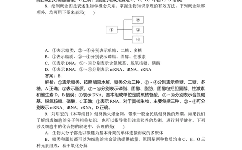 专练8_2025高中教辅（后续还会更新新习题试卷）_2025高中全科《微专题&middot;小练习》_2025高中全科《微专题小练习》_2025版&middot;微专题小练习&middot;生物学&middot;不定项