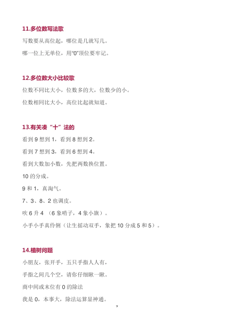小学数学公式顺口溜大全_小学数学母题大全一二三四五六年级上下册一题多解题母题解_练习题大全_赠送-小学数学知识点汇总（含答案）