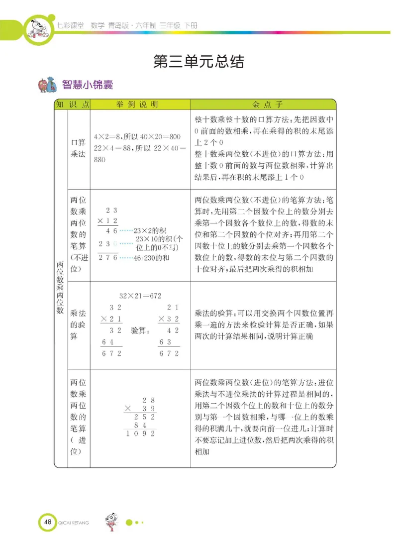 数学-青岛六三版三年级下册课堂全解_三年级上下册资料_小学三年级学习资料-25年更新版_3-04、小学三年级数学下册_3-4-4、电子教材、课本、预习_青岛六三版
