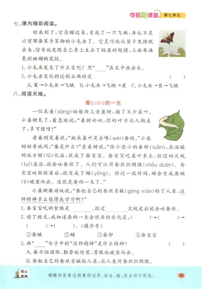 夺冠新课堂.二年级语文_二年级上下册资料_53黄冈多个品牌系列资料_语文