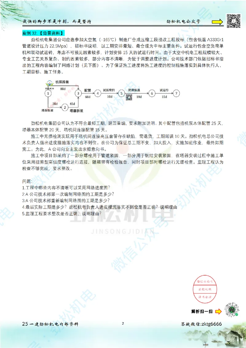 25年案例专题31-35空白_2026年一级建造师_2026年一建机电_2025年一建机电SVIP_02-基础精讲✿高端面授✿深度强化_30-机电《全系VIP班》劲松SMR_07.案例专题