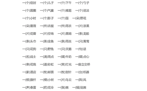 小学二年级语文下册词语搭配_二年级上下册资料_小学二年级学习资料-25年更新版_2-02、小学二年级语文下册_2-2-2、练习题、作业、试题、试卷_专项练习