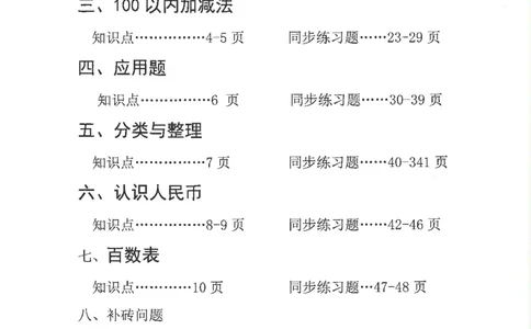 新1年级下册数学九大专项合集(1)_一年级上下册资料_一年级下册小红书同款资料_一下数学