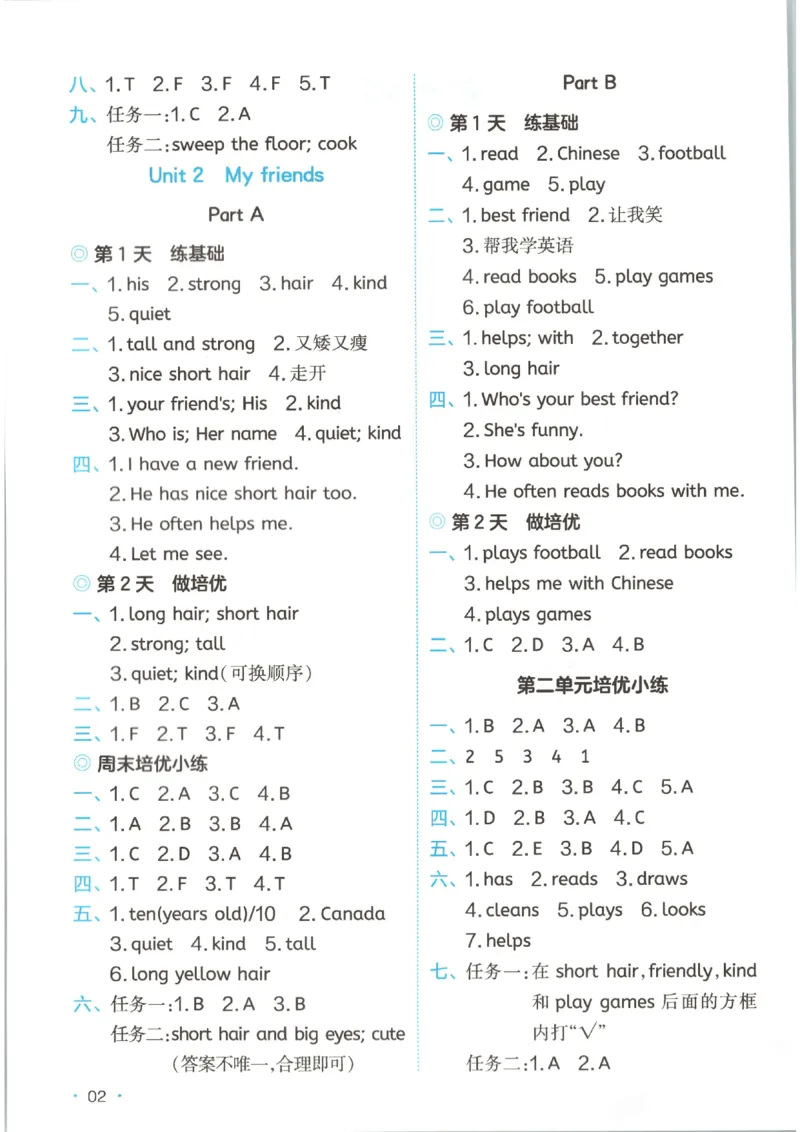 一本《小学英语课后小练习》4年级人教25秋_25秋小学语数英习题试卷_英语_人教版_一本《小学英语课后小练习》人教25秋