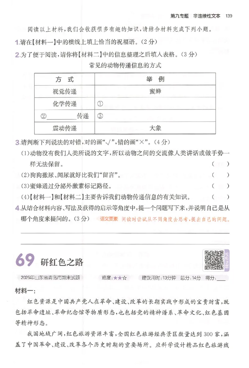 小语阅读80篇四年级_26版一本小学语文阅读真题80篇1-6级_26版一本小学语文阅读真题80篇-4年级