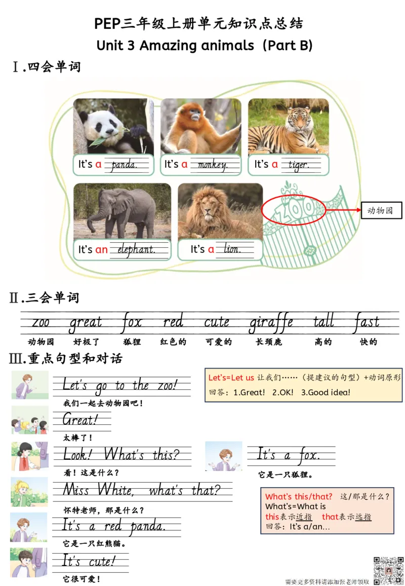 新三上英语人教pep知识点总结_三年级上下册资料_三年级上册小红书同款资料_三年级(1)