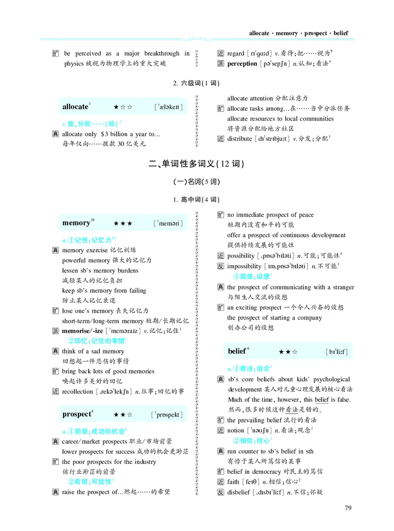 第二章以完形填空为中心（382词）_考研英语真题_考研英语（二）历年真题_单词资料_英语二黄皮书词汇电子版（题型精简版）