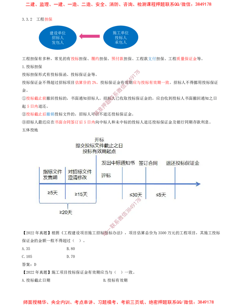 31-第3章-3.3-工程承包风险管理及担保保险（二）_2026年一级建造师_2026年一建管理_2025年一建管理SVIP_02-基础精讲✿高端面授✿深度强化_17-管理《教材精讲班》金月SMR推荐