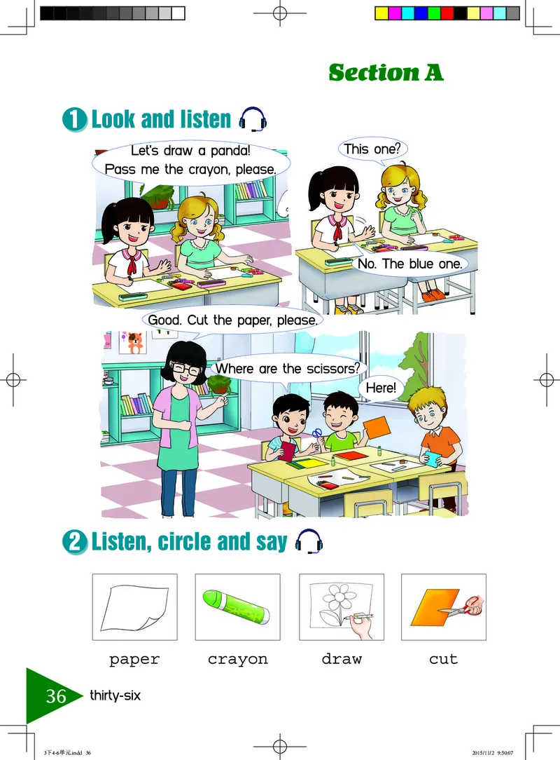义务教育教科书&middot;英语（三年级起点）三年级下册（湘鲁版）_三年级上下册资料_小学三年级学习资料-25年更新版_3-06、小学三年级英语下册_3-6-3、电子教材、课本