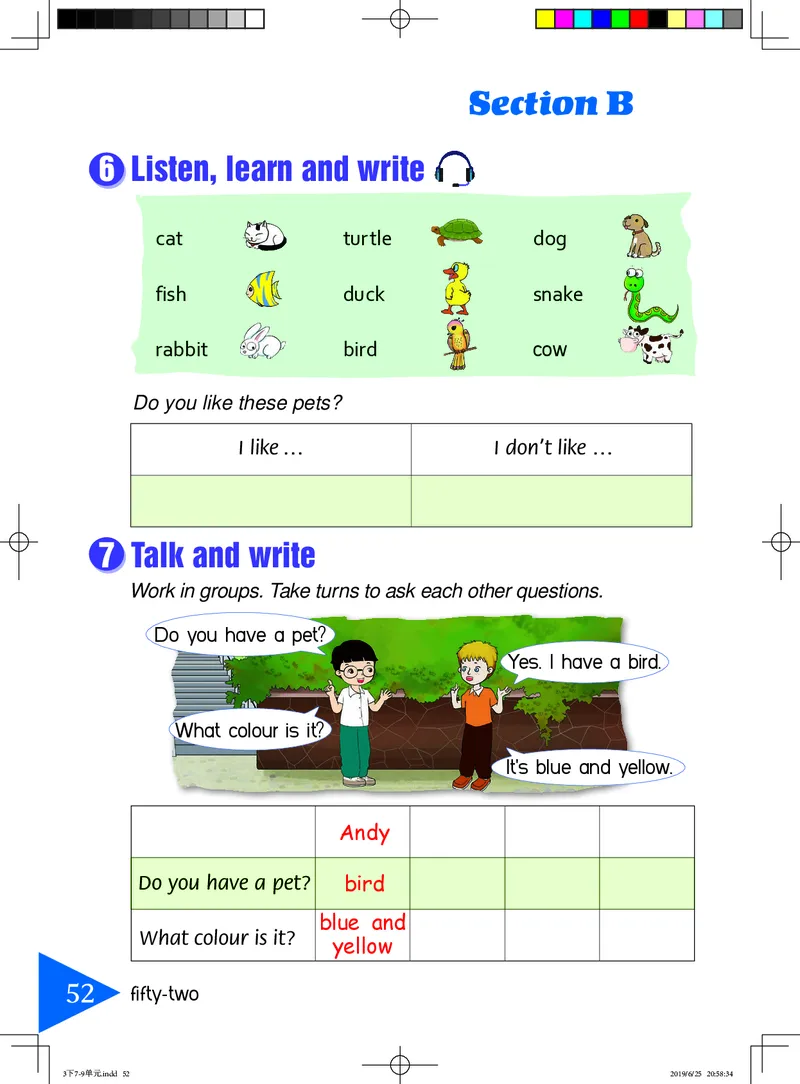 义务教育教科书&middot;英语（三年级起点）三年级下册（湘鲁版）_三年级上下册资料_小学三年级学习资料-25年更新版_3-06、小学三年级英语下册_3-6-3、电子教材、课本