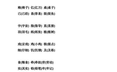 同音字归类_二年级上下册资料_二年级语数英上下册学习资料_3-7-1、小学二年级语文上册_统编、部编、人教（语文全国统一只有一个版）_1、知识点总结_专项-字词句子