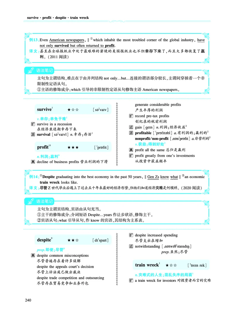 第三部分商业经济（第二板块核心词）_考研英语真题_考研英语（二）历年真题_单词资料_英语二黄皮书词汇电子版（语境例句版）