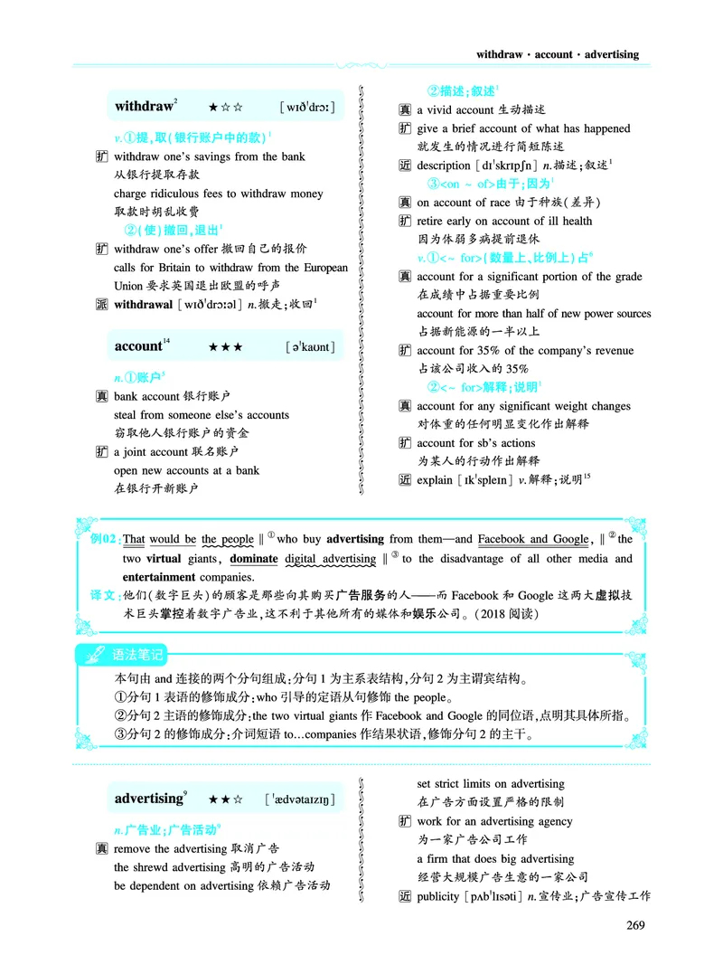 第三部分商业经济（第二板块核心词）_考研英语真题_考研英语（二）历年真题_单词资料_英语二黄皮书词汇电子版（语境例句版）