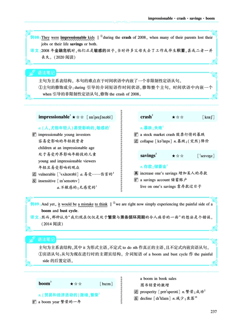 第三部分商业经济（第二板块核心词）_考研英语真题_考研英语（二）历年真题_单词资料_英语二黄皮书词汇电子版（语境例句版）