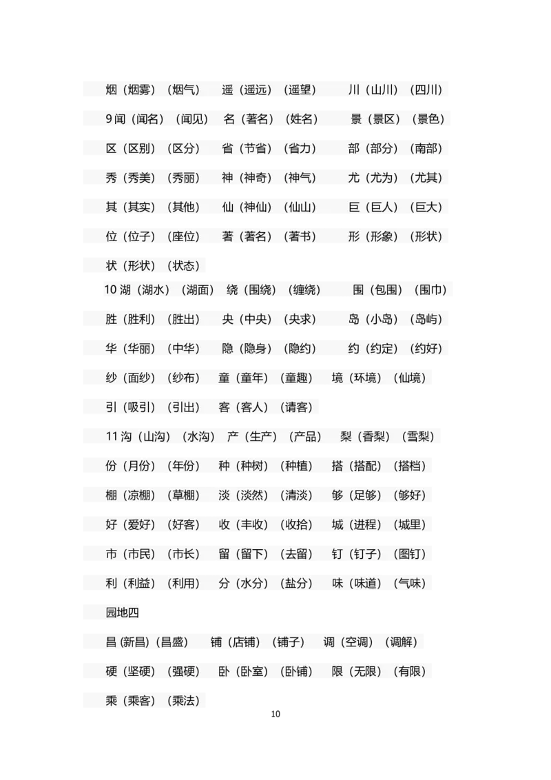 全册生字组词汇总_二年级上下册资料_二年级语数英上下册学习资料_3-7-1、小学二年级语文上册_统编、部编、人教（语文全国统一只有一个版）_1、知识点总结_专项-字词句子