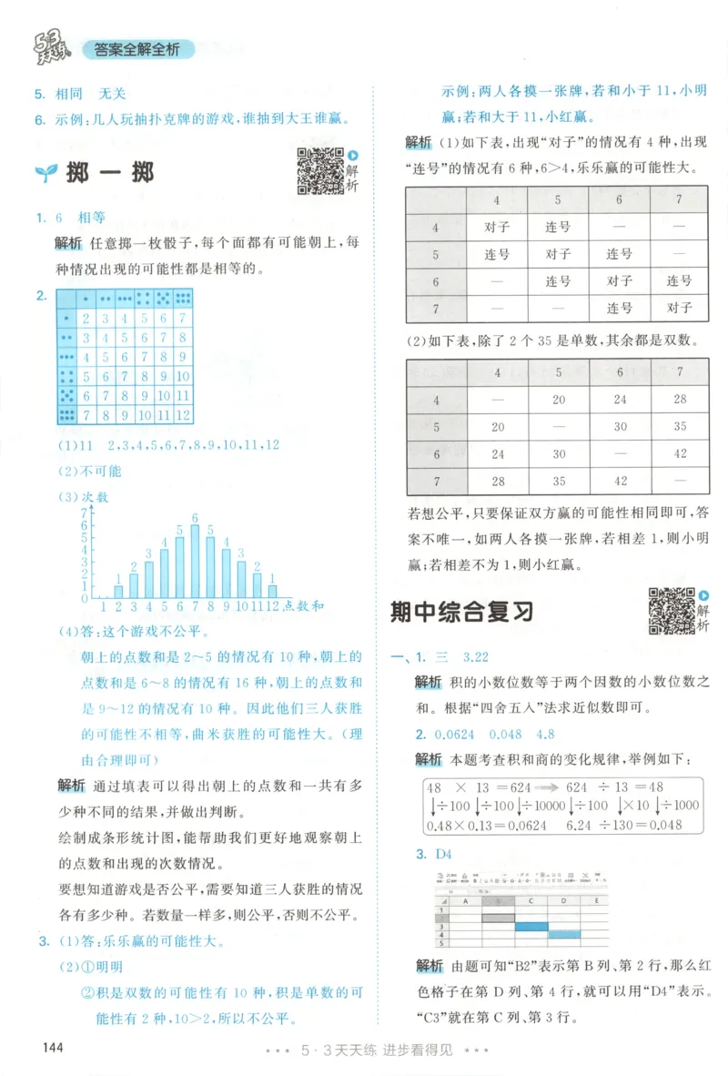 五年级数学上册人教版25秋《53天天练》答案_25秋小学语数英习题试卷_数学_人教版_1-6年级数学人教版上册25秋《53天天练》_五年级数学上册人教版25秋《53天天练》