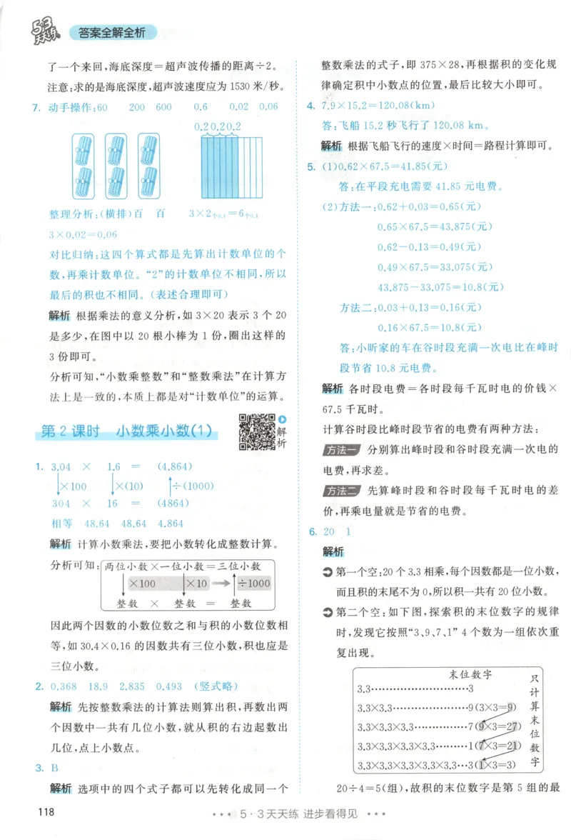 五年级数学上册人教版25秋《53天天练》答案_25秋小学语数英习题试卷_数学_人教版_1-6年级数学人教版上册25秋《53天天练》_五年级数学上册人教版25秋《53天天练》