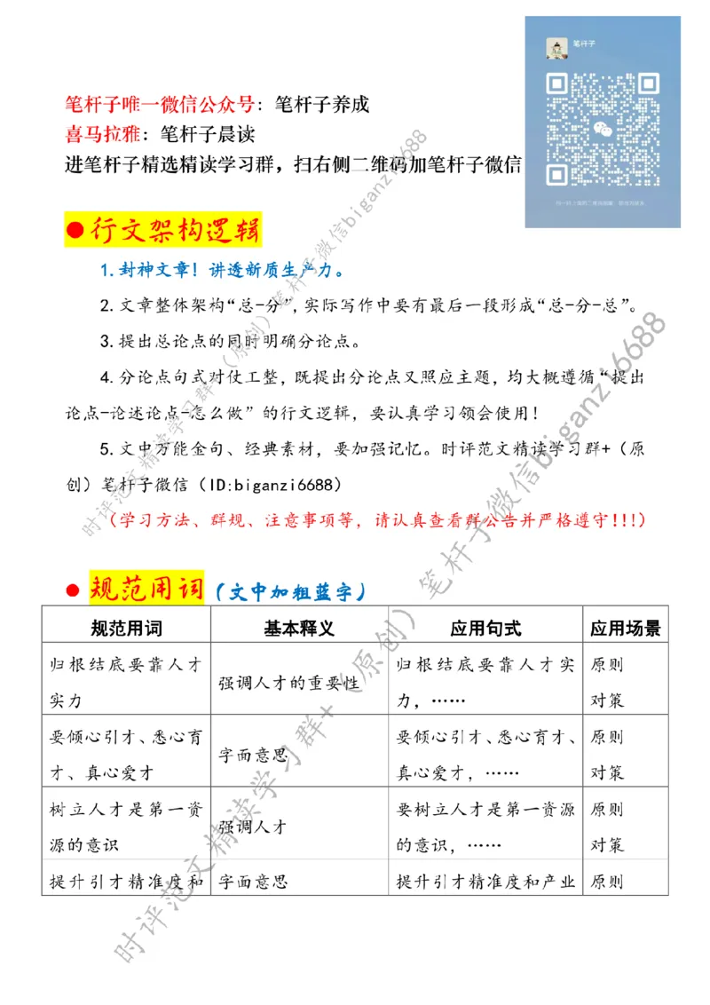 0328---标注白-厚植新质生产力人才动能_2026考公资料_（57）申论材料_00、笔杆子晨读材料_2024笔杆子晨读_笔杆子2024年3月资料（请及时保存，不得用于其他任何用途）