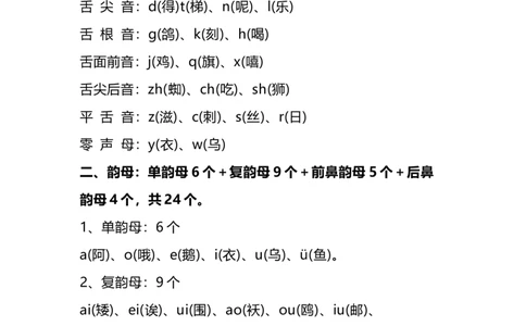小学一年级上册语文资料-语文拼音知识汇总及每日拼读练习报_一年级上下册资料_小学一年级学习资料-25年更新版_1-01、小学一年级语文上册_01、知识汇总
