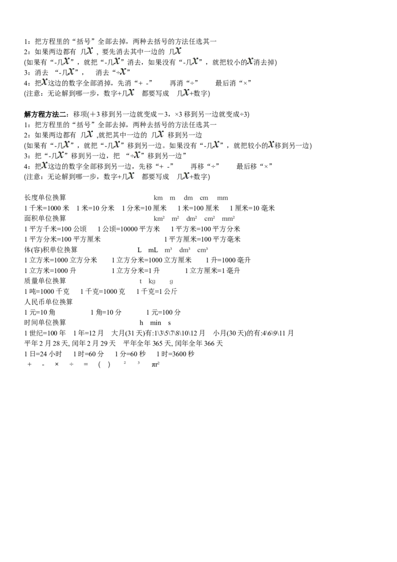 品优教学小学数学三到六年级知识点汇总_小学数学口算竖式脱式计算应用题一二三四五六年级上下册电_小学数学口算题库电子版（1-6）_笔算题（1-小升初）_赠品小学知识点