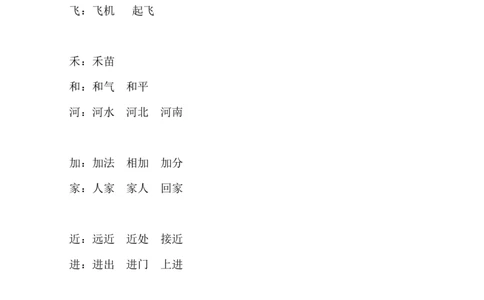 一年级语文下册同音字归类_一年级上下册资料_小学一年级学习资料-25年更新版_1-02、小学一年级语文下册_3-6-2-1、复习、知识点、归纳汇总_部编（人教）版_知识汇总