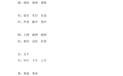一年级语文下册同音字归类_一年级上下册资料_小学一年级学习资料-25年更新版_1-02、小学一年级语文下册_3-6-2-1、复习、知识点、归纳汇总_部编（人教）版_知识汇总